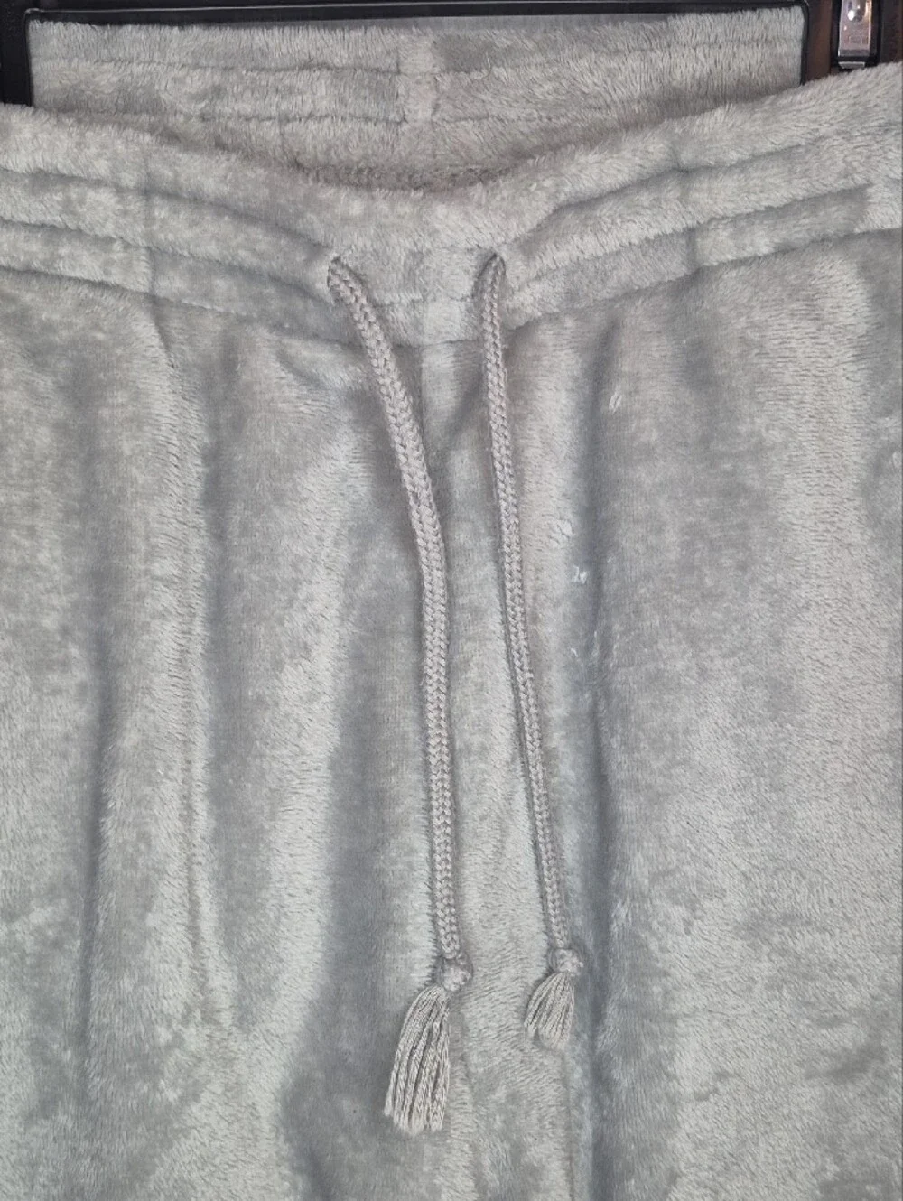 Disney Grey Plush Pooh Jogger Set with Green Embroidery